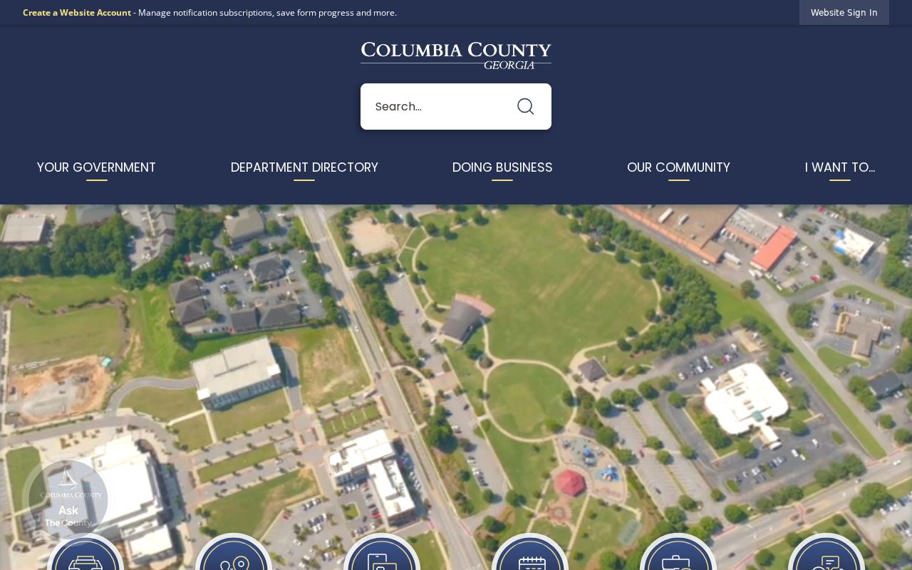 Columbia County court case lookup county government offices