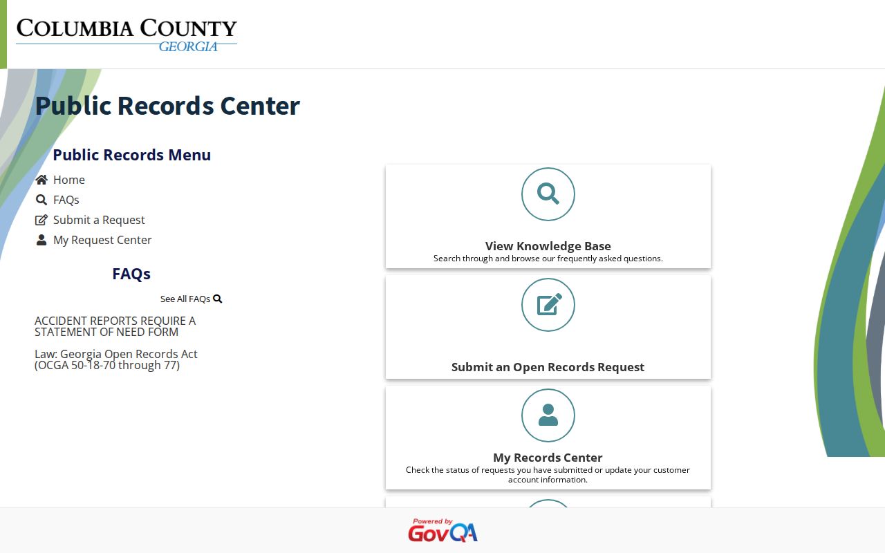 Columbia County criminal history Public Records Center